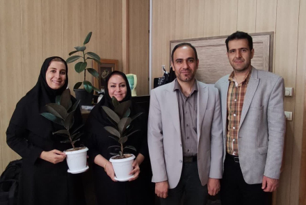 خانم دکتر مختاری و خانم دکتر حسینی 